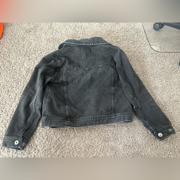 Zara Black Jeans Jacket - Picture 2 of 4
